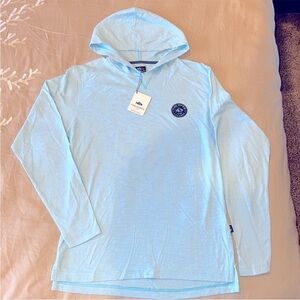 Light Blue Hoodie Sweatshirt